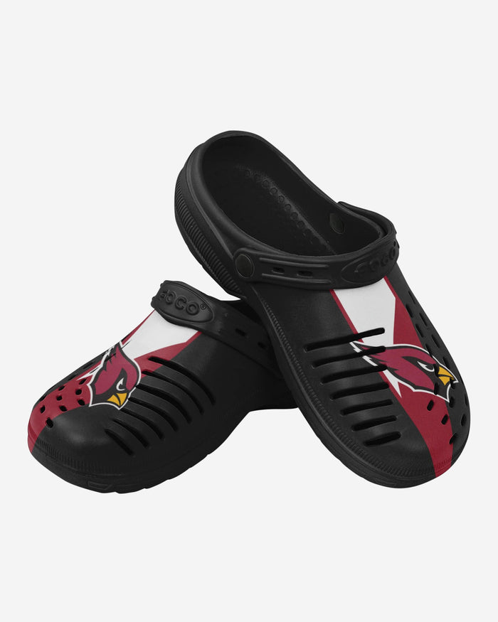 Arizona Cardinals Team Stripe Clog With Strap FOCO - FOCO.com