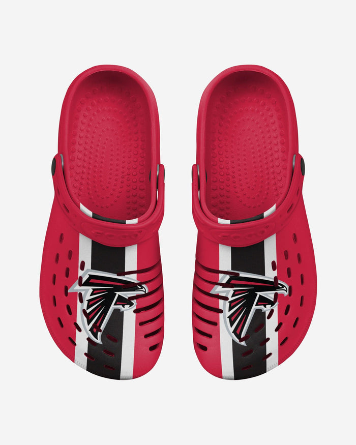 Atlanta Falcons Team Stripe Clog With Strap FOCO - FOCO.com