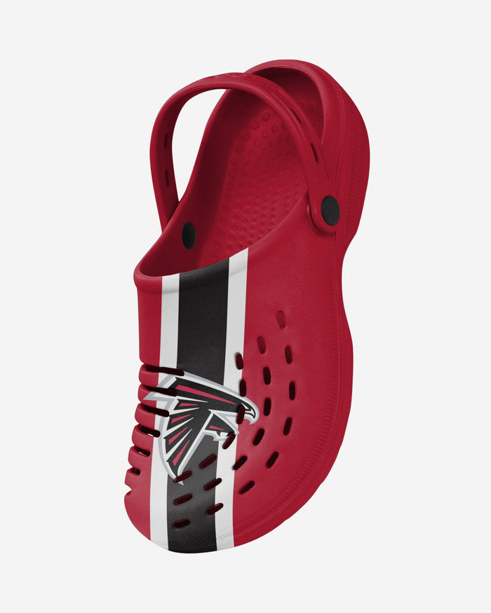 Atlanta Falcons Team Stripe Clog With Strap FOCO - FOCO.com