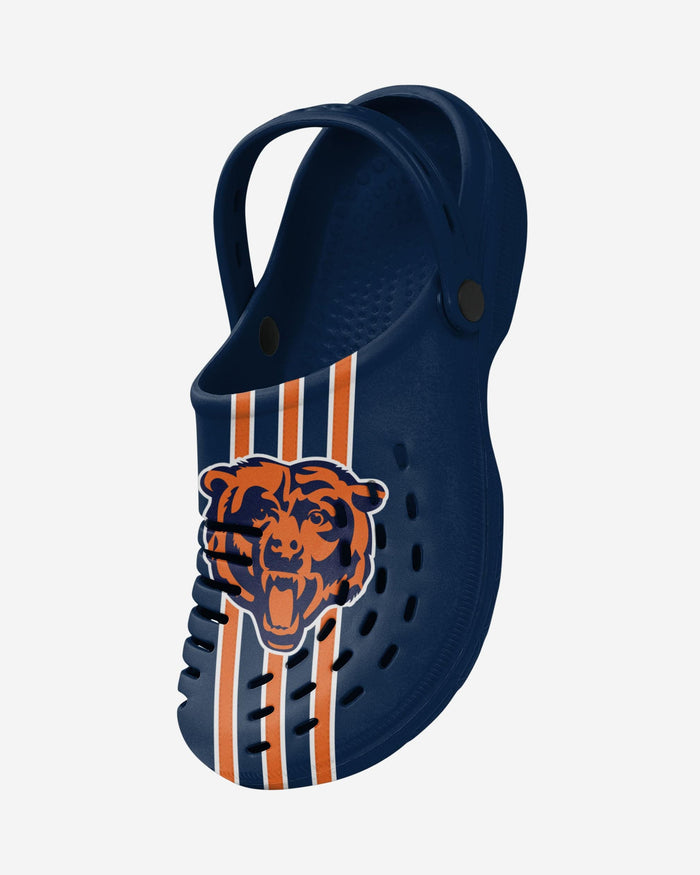 Chicago Bears Team Stripe Clog With Strap FOCO - FOCO.com