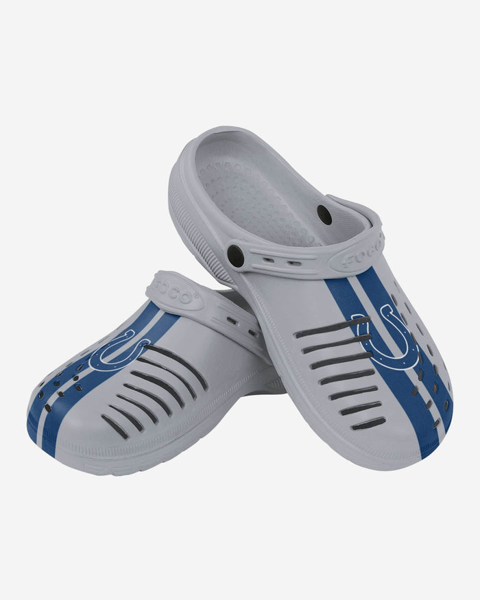 Indianapolis Colts Team Stripe Clog With Strap FOCO - FOCO.com