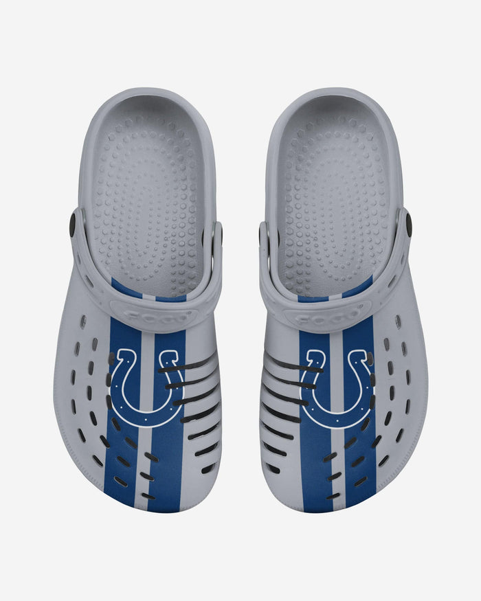 Indianapolis Colts Team Stripe Clog With Strap FOCO - FOCO.com