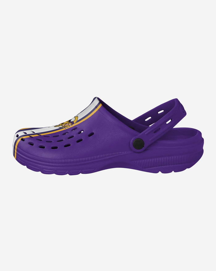 Minnesota Vikings Team Stripe Clog With Strap FOCO S - FOCO.com