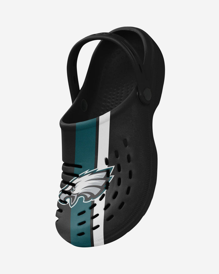 Philadelphia Eagles Team Stripe Clog With Strap FOCO - FOCO.com