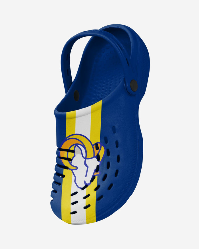 Los Angeles Rams Team Stripe Clog With Strap FOCO - FOCO.com