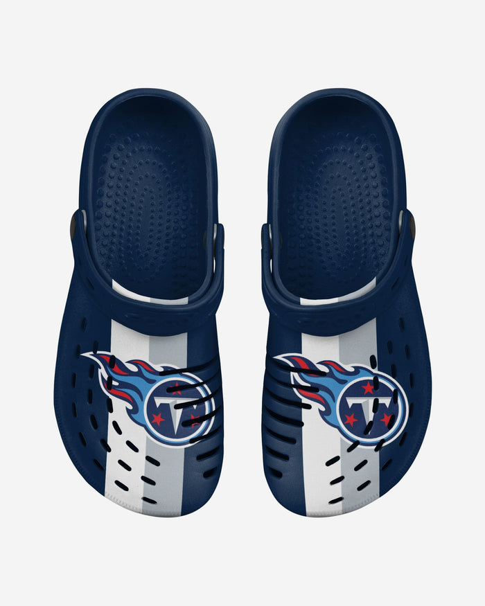 Tennessee Titans Team Stripe Clog With Strap FOCO - FOCO.com