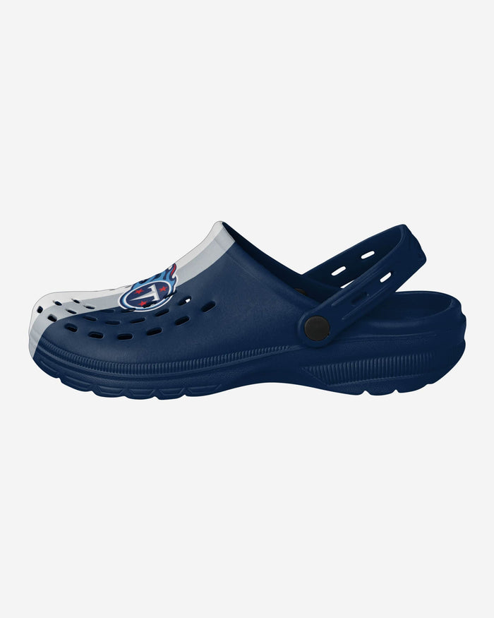 Tennessee Titans Team Stripe Clog With Strap FOCO S - FOCO.com