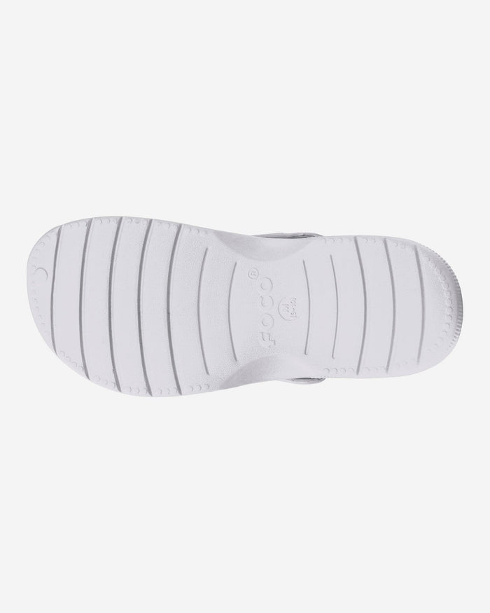 Cincinnati Bengals White Stripe Clog With Strap FOCO - FOCO.com