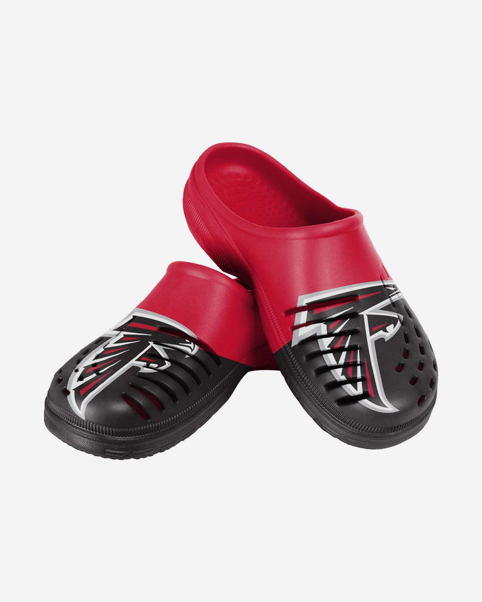 Atlanta Falcons Youth Colorblock Big Logo Clog FOCO - FOCO.com