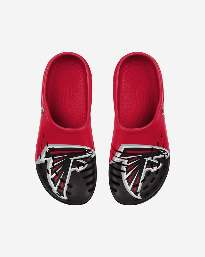 Atlanta Falcons Youth Colorblock Big Logo Clog FOCO - FOCO.com