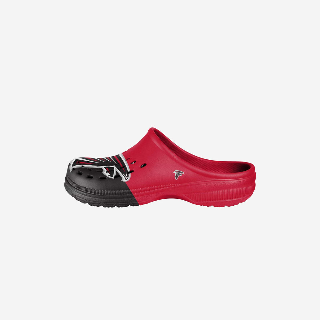 Atlanta Falcons Youth Colorblock Big Logo Clog FOCO S - FOCO.com