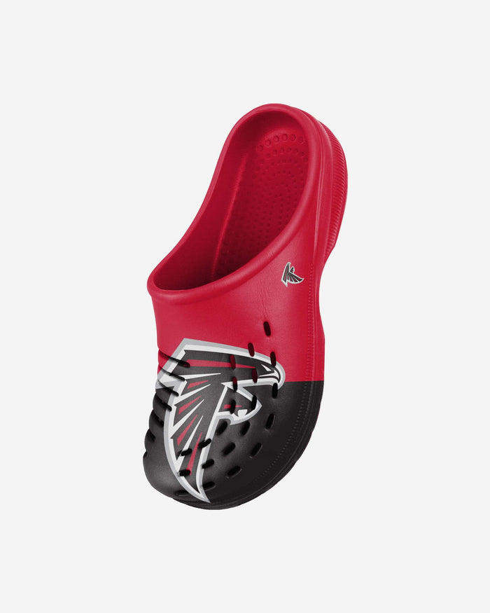 Atlanta Falcons Youth Colorblock Big Logo Clog FOCO - FOCO.com