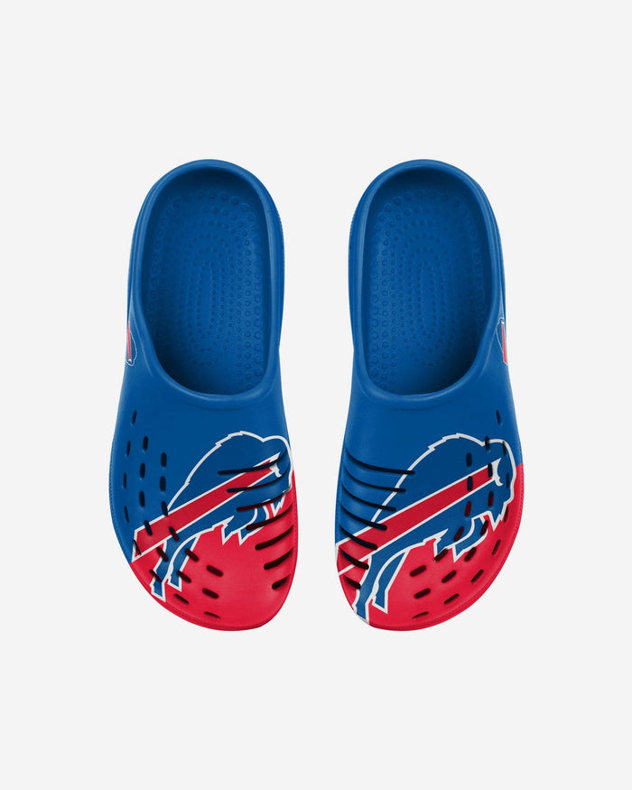 Buffalo Bills Youth Colorblock Big Logo Clog FOCO - FOCO.com