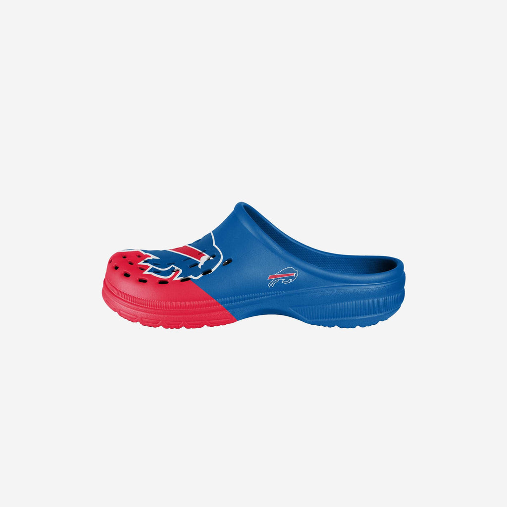 Buffalo Bills Youth Colorblock Big Logo Clog FOCO S - FOCO.com