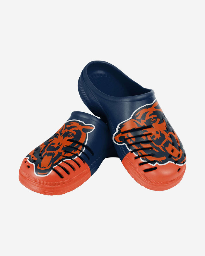 Chicago Bears Youth Colorblock Big Logo Clog FOCO - FOCO.com