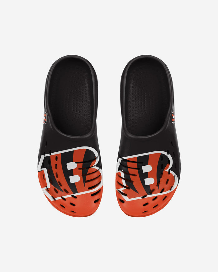 Cincinnati Bengals Youth Colorblock Big Logo Clog FOCO - FOCO.com