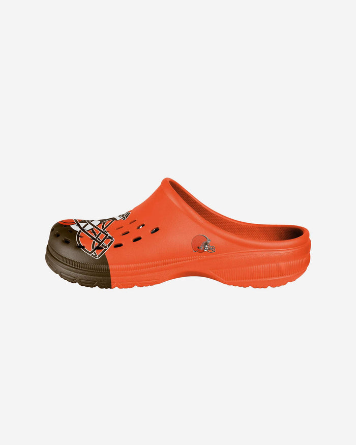 Cleveland Browns Youth Colorblock Big Logo Clog FOCO S - FOCO.com