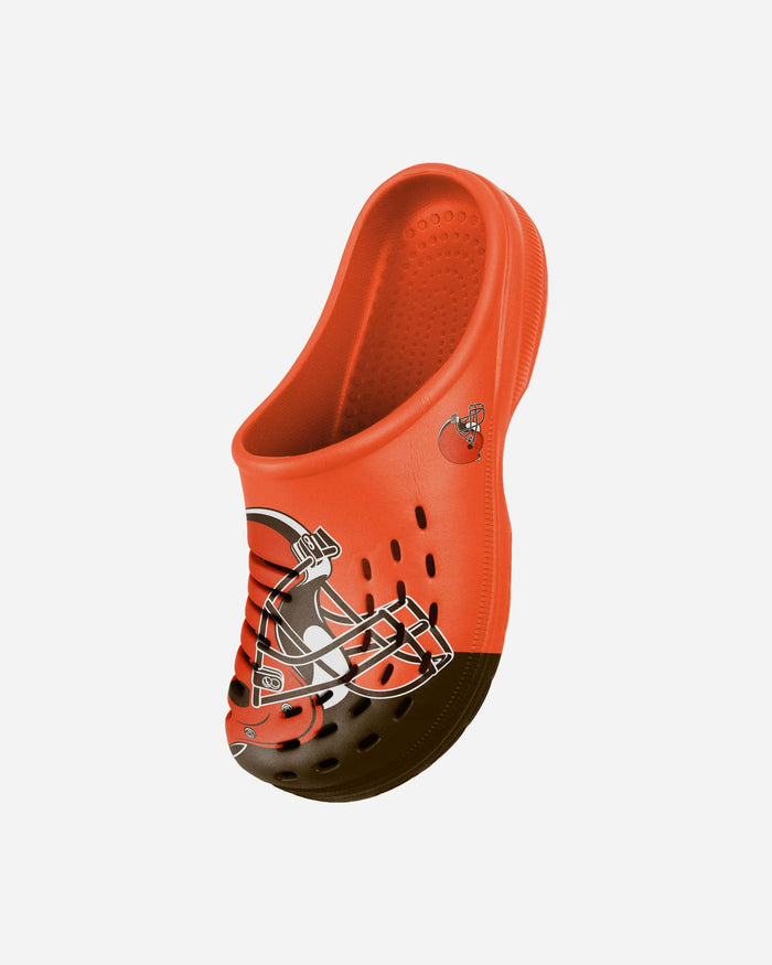 Cleveland Browns Youth Colorblock Big Logo Clog FOCO - FOCO.com