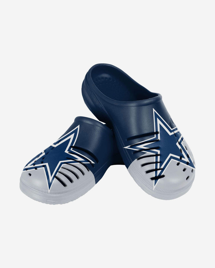 Dallas Cowboys Youth Colorblock Big Logo Clog FOCO - FOCO.com