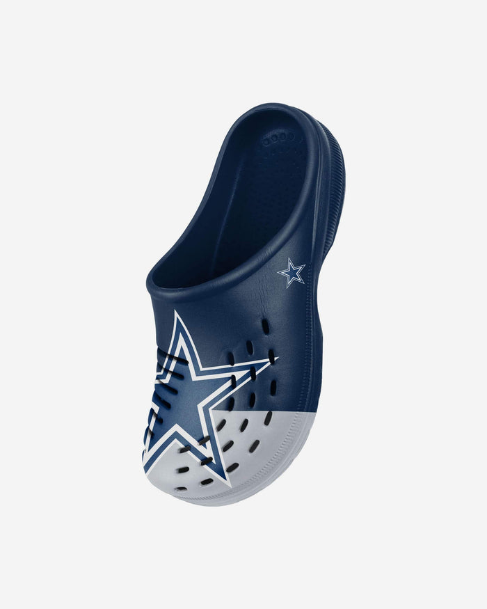 Dallas Cowboys Youth Colorblock Big Logo Clog FOCO - FOCO.com