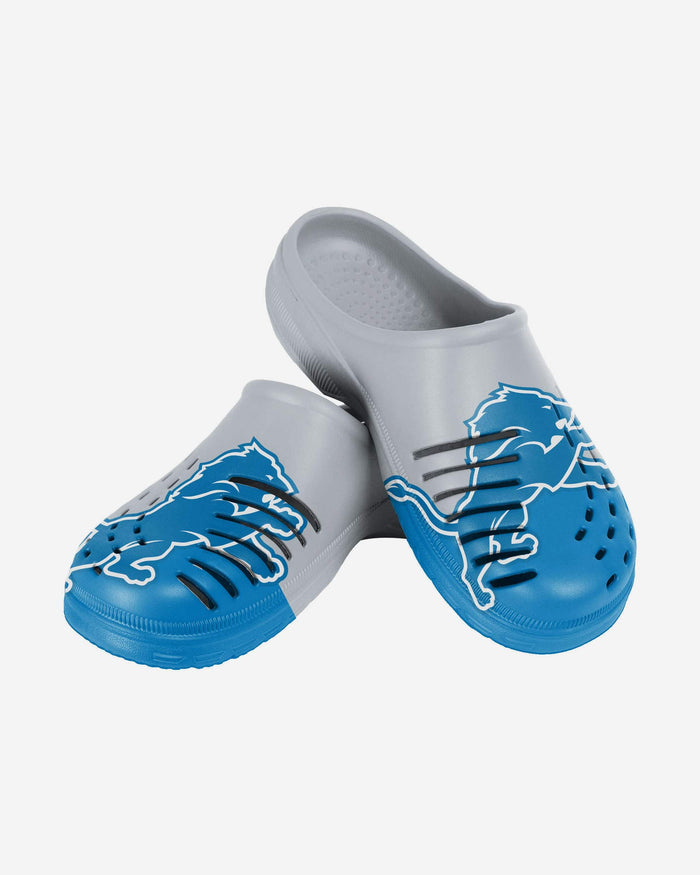 Detroit Lions Youth Colorblock Big Logo Clog FOCO - FOCO.com