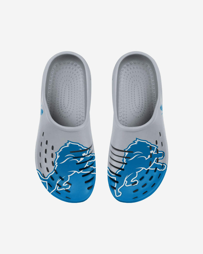 Detroit Lions Youth Colorblock Big Logo Clog FOCO - FOCO.com