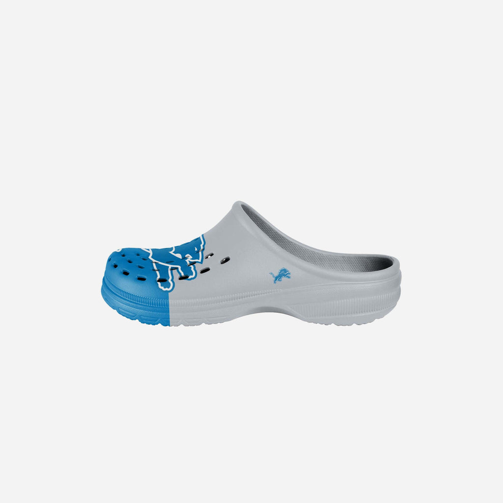 Detroit Lions Youth Colorblock Big Logo Clog FOCO S - FOCO.com