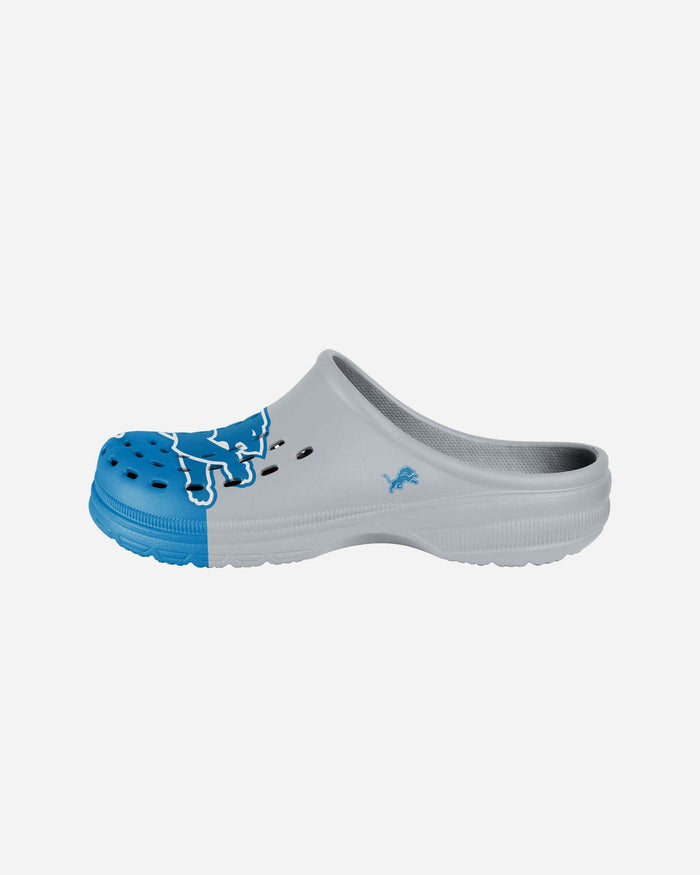 Detroit Lions Youth Colorblock Big Logo Clog FOCO S - FOCO.com