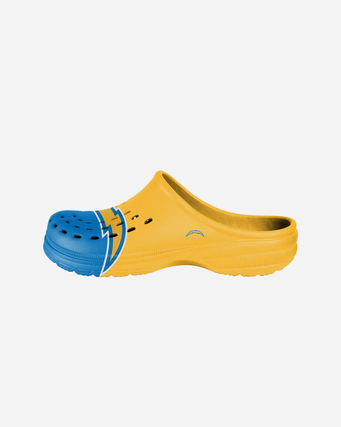 Los Angeles Chargers Youth Colorblock Big Logo Clog FOCO S - FOCO.com