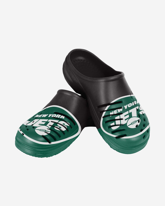 New York Jets Youth Colorblock Big Logo Clog FOCO - FOCO.com