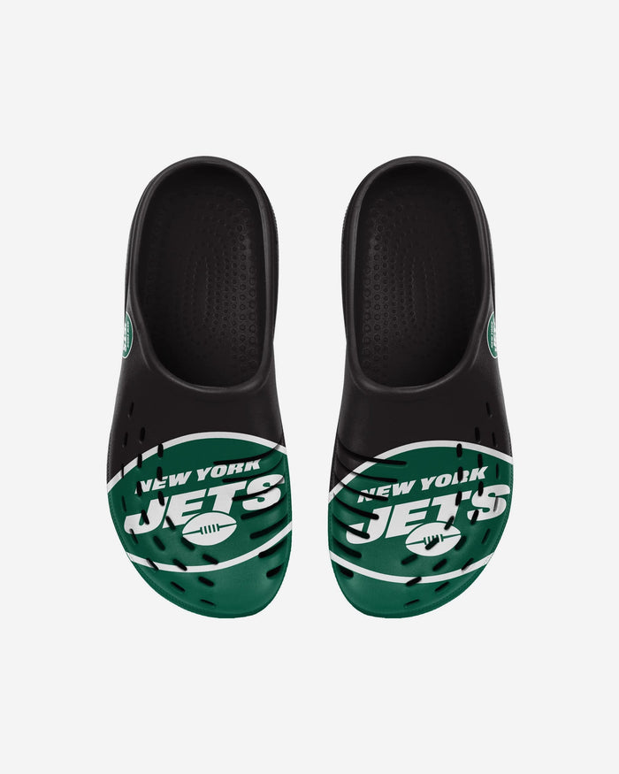 New York Jets Youth Colorblock Big Logo Clog FOCO - FOCO.com