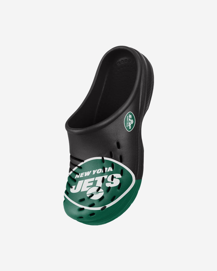 New York Jets Youth Colorblock Big Logo Clog FOCO - FOCO.com