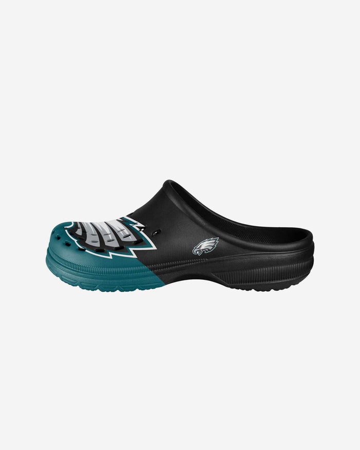 Philadelphia Eagles Youth Colorblock Big Logo Clog FOCO S - FOCO.com