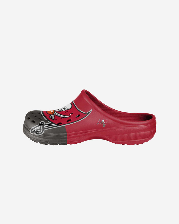 Tampa Bay Buccaneers Youth Colorblock Big Logo Clog FOCO S - FOCO.com