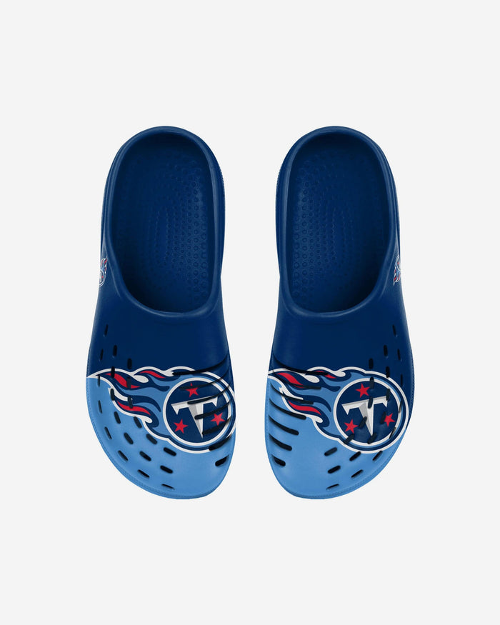 Tennessee Titans Youth Colorblock Big Logo Clog FOCO - FOCO.com