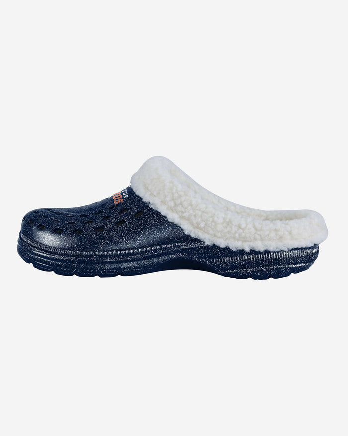 Houston Astros Womens Sherpa Lined Glitter Clog FOCO S - FOCO.com