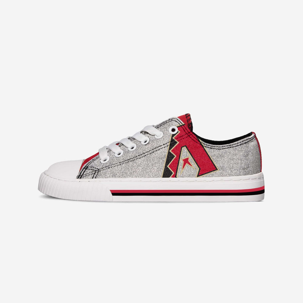 Arizona Diamondbacks Womens Glitter Low Top Canvas Shoe FOCO - FOCO.com