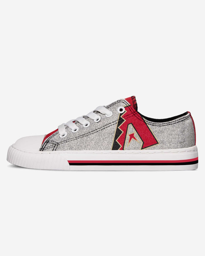 Arizona Diamondbacks Womens Glitter Low Top Canvas Shoe FOCO - FOCO.com