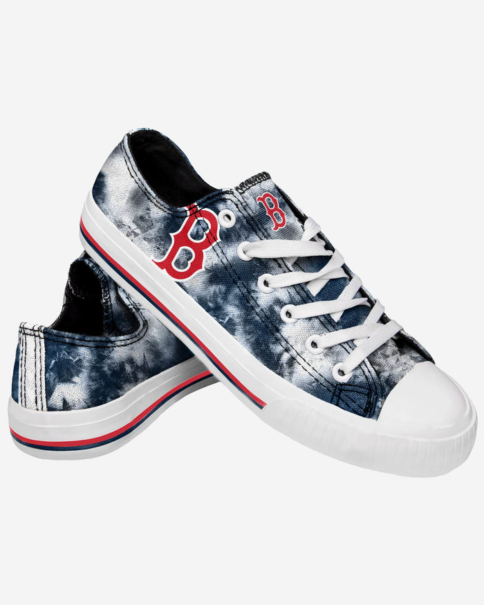 Boston Red Sox Womens Low Top Tie-Dye Canvas Shoe FOCO - FOCO.com