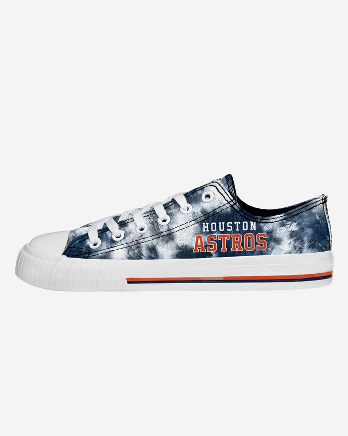 Houston Astros Womens Low Top Tie-Dye Canvas Shoe FOCO 6 - FOCO.com