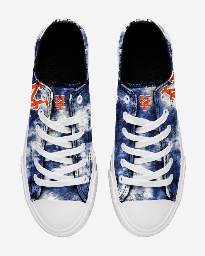 New York Mets Womens Low Top Tie-Dye Canvas Shoe FOCO - FOCO.com