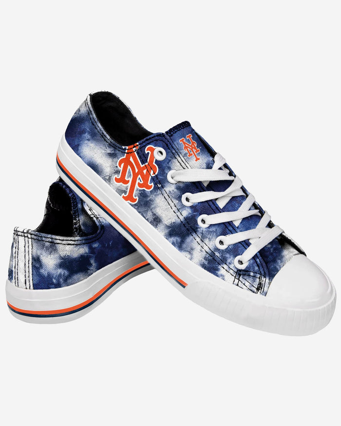 New York Mets Womens Low Top Tie-Dye Canvas Shoe FOCO - FOCO.com