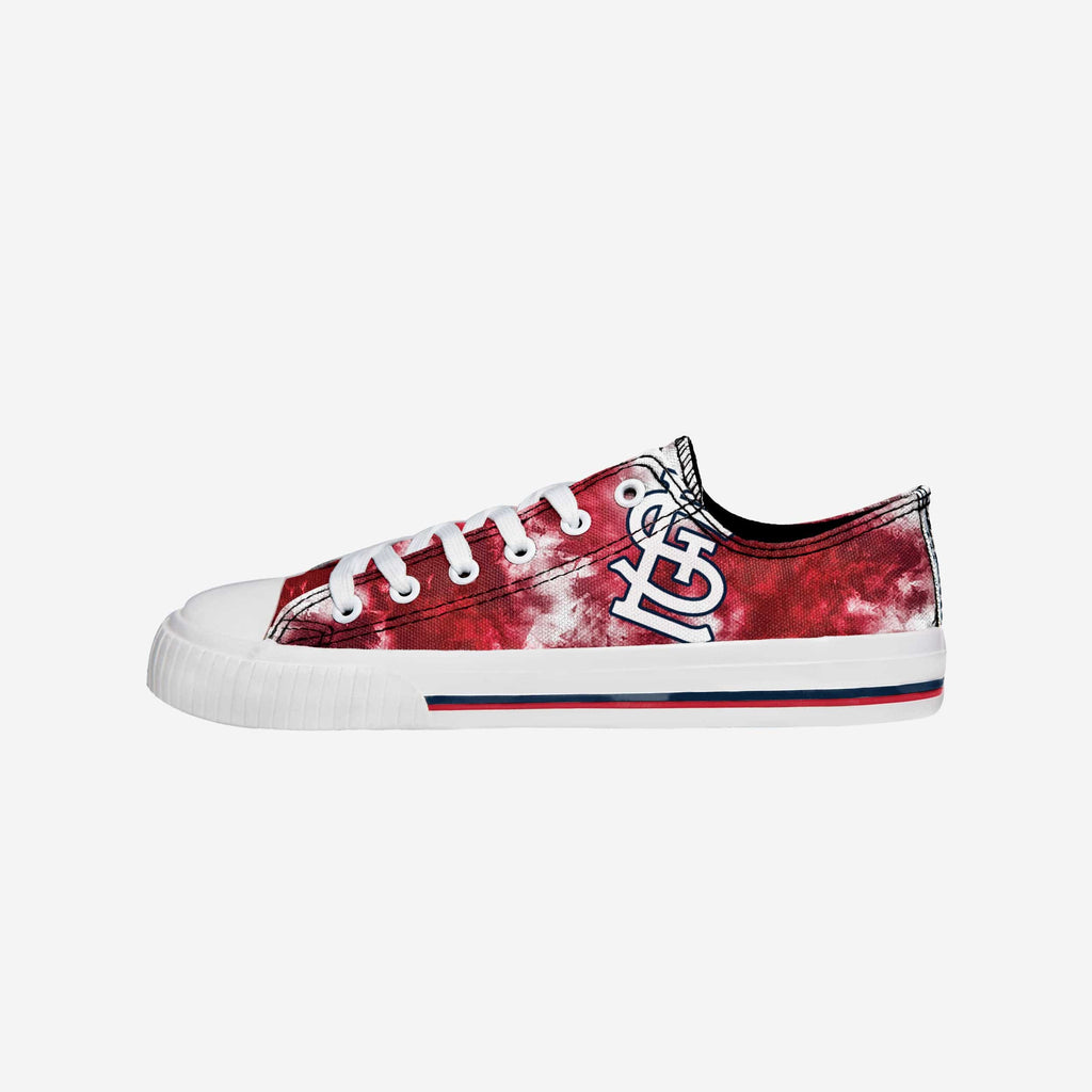 St Louis Cardinals Womens Low Top Tie-Dye Canvas Shoe FOCO 6 - FOCO.com