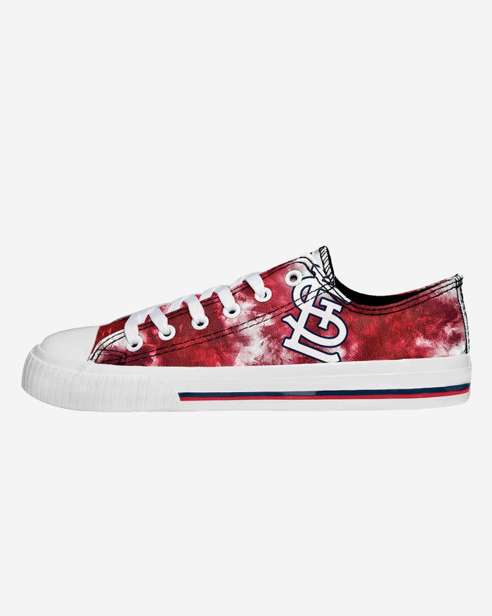 St Louis Cardinals Womens Low Top Tie-Dye Canvas Shoe FOCO 6 - FOCO.com