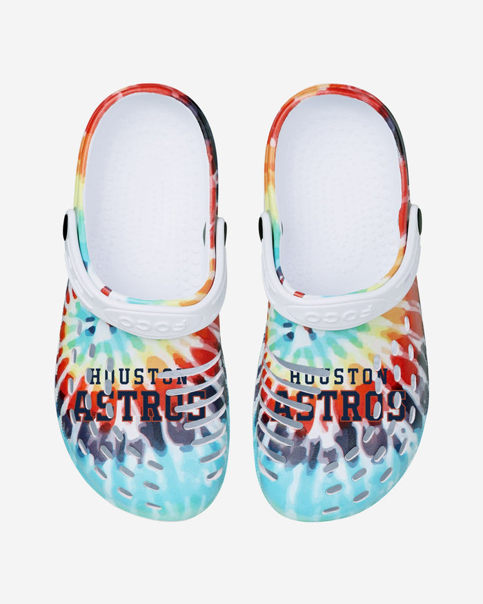 Houston Astros Womens Tie-Dye Clog With Strap FOCO - FOCO.com