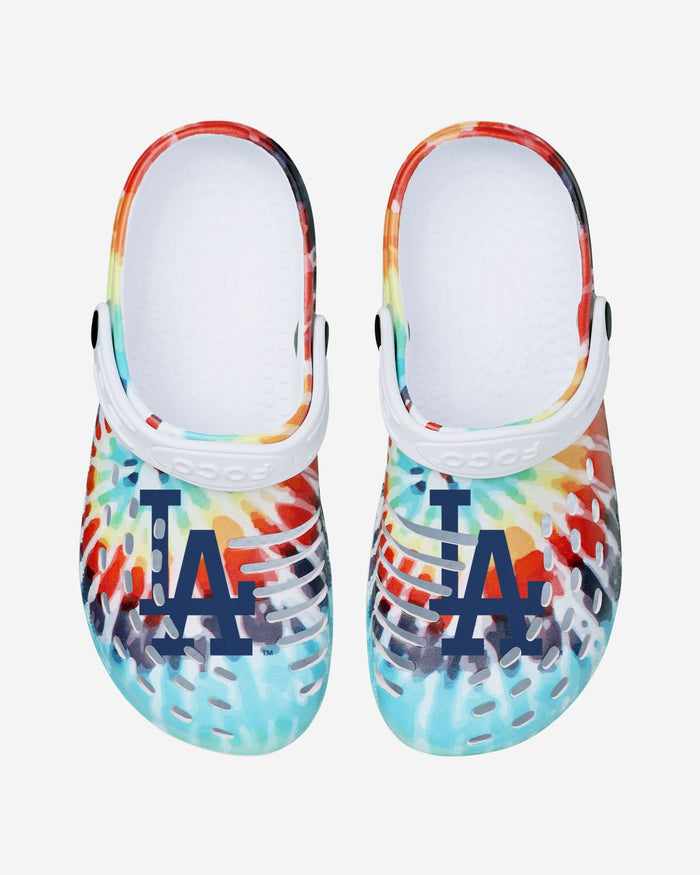 Los Angeles Dodgers Womens Tie-Dye Clog With Strap FOCO - FOCO.com