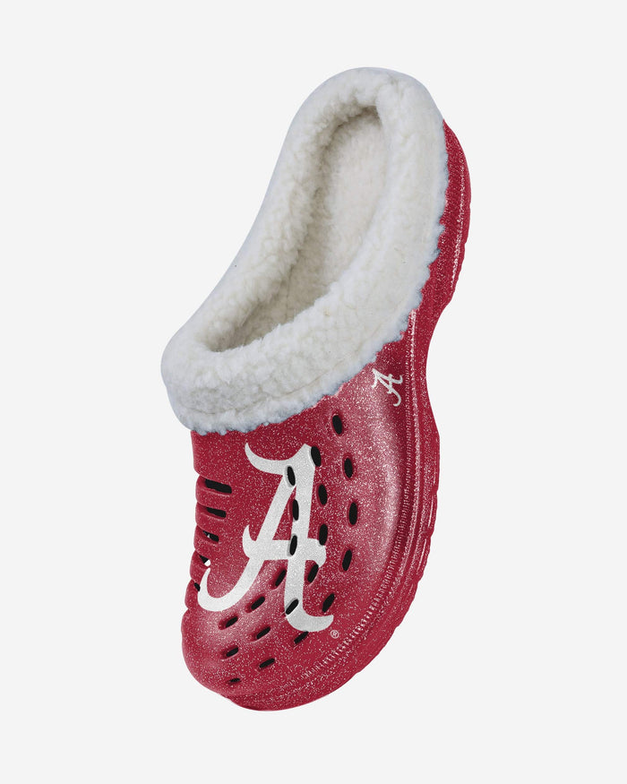 Alabama Crimson Tide Womens Sherpa Lined Glitter Clog FOCO - FOCO.com