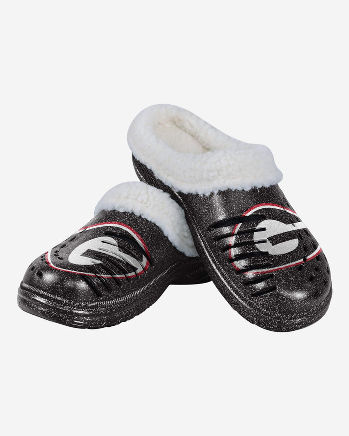 Georgia Bulldogs Womens Sherpa Lined Glitter Clog FOCO - FOCO.com