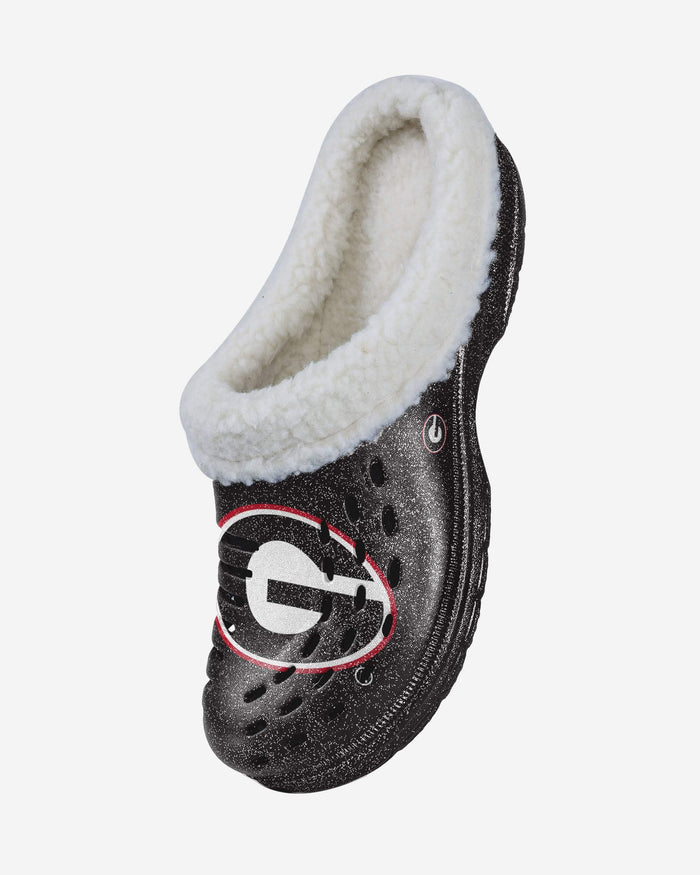 Georgia Bulldogs Womens Sherpa Lined Glitter Clog FOCO - FOCO.com