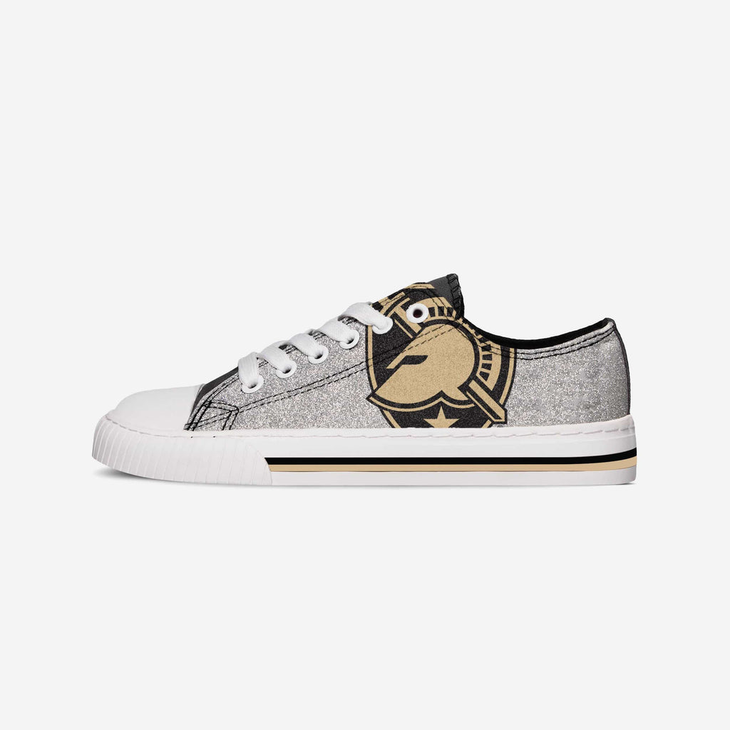 Army Black Knights Womens Glitter Low Top Canvas Shoe FOCO - FOCO.com